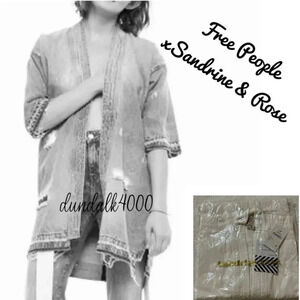 Free People x Sandrine & Rose White Kimono M